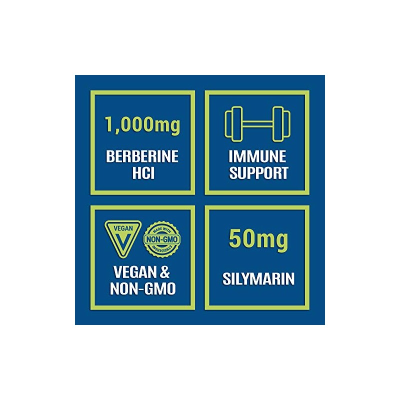 Herbal Supplements 1000mg, 60 HCL Vegan Capsules, High Absorption Herbal
