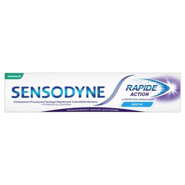 GlaxoSmithKline Sensodyne Dentifrice Rapide Action Protection Longue Durée 75 ml, 75 ml