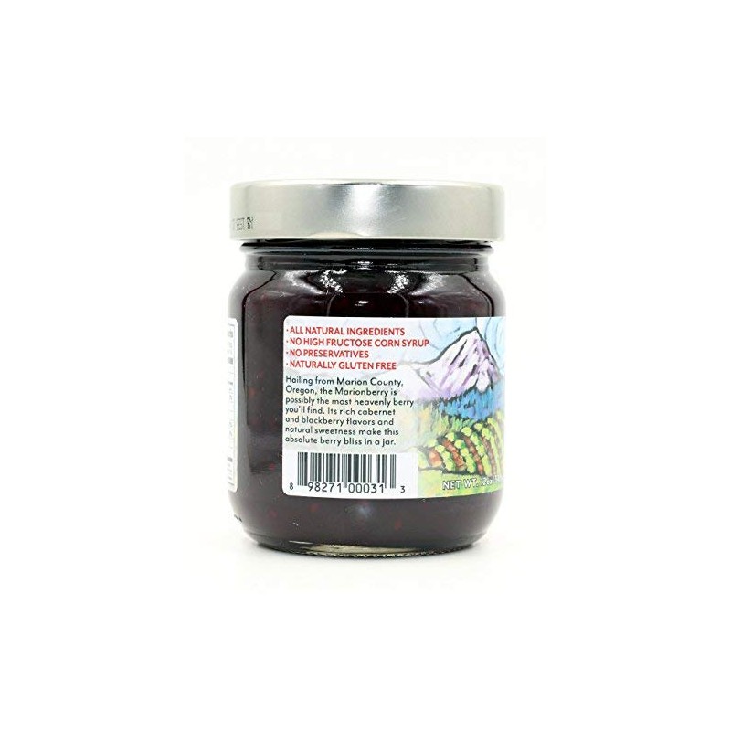 Oregon Growers, Marionberry, Fruit Spread, 12 oz (2 pack)