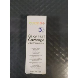 Phoera Silky Full Coverage Liquid Foundation (101 Porcelain) 30ml Exp 03/27 #L14