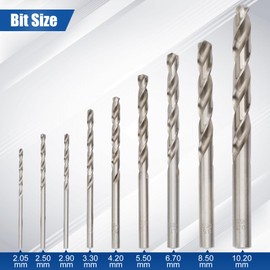 18 Pcs Drill and Tap Set,6542 HSS Drill Tap Set Metric and Standard with 1 Pcs T-Handle Ratchet Tap Wrench,Tailor-Made for Industrial Production, Maintenance and Portable Drilling Operations