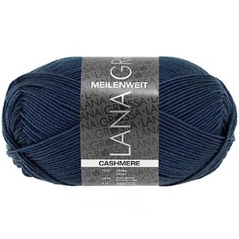 LANA GROSSA Meilenweit 50 g Cashmere | Classic Socks, Machine Washable | Hand Knitting Yarn Made of 70% Virgin Wool (Superwash), 25% Polyamide and 5% Cashmere | 50 g Wool for Knitting & Crocheting |