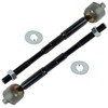 TRQ Front Inner Tie Rod Set Compatible with 2007-2012 Nissan