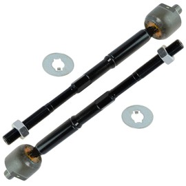 TRQ Front Inner Tie Rod Set Compatible with 2007-2012 Nissan Sentra