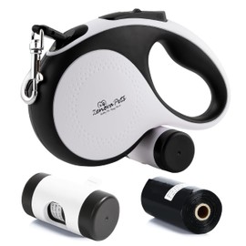 Zenova Pets Retractable Dog Leash with Detachable Poop Bag Holder for Medium Large Dogs, Tangle Free Retractable Dog Leashes for All Breeds