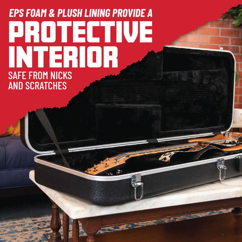 Gator Cases Deluxe ABS Molded Case for Extra Long Electric