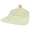 Taketora 102301 Sofrapiren Apron, Striped Plaid, Green, 1 Piece