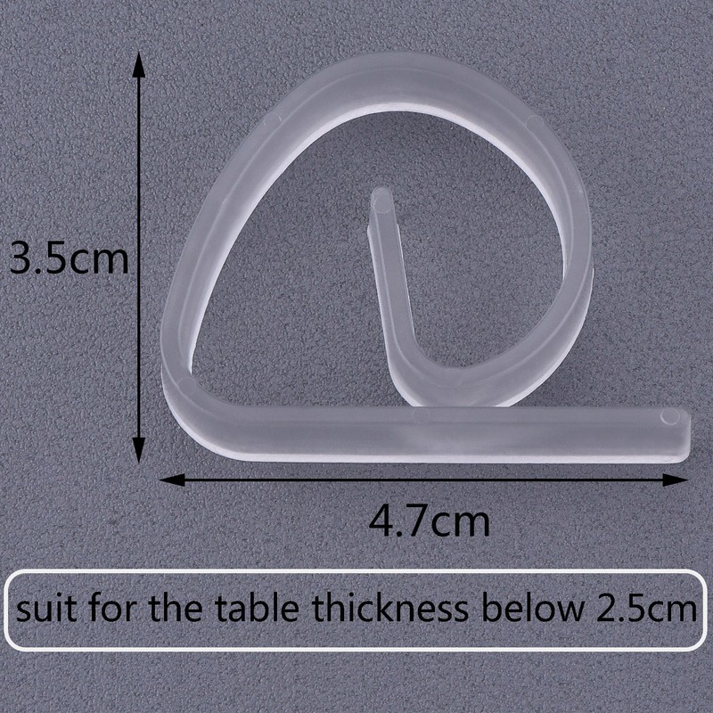 24 Packung Kunststoff Tischdecke Clips, Klare Tischdecke Tuch Klemmen Halter