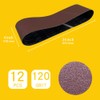 4 x 24 Inch 120 Grit Sanding Belt | Premium
