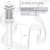 All Metal Brass Pop Up Sink Drain Without Overflow, Oil