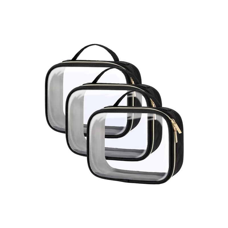 Black Cosmetic Bag, black