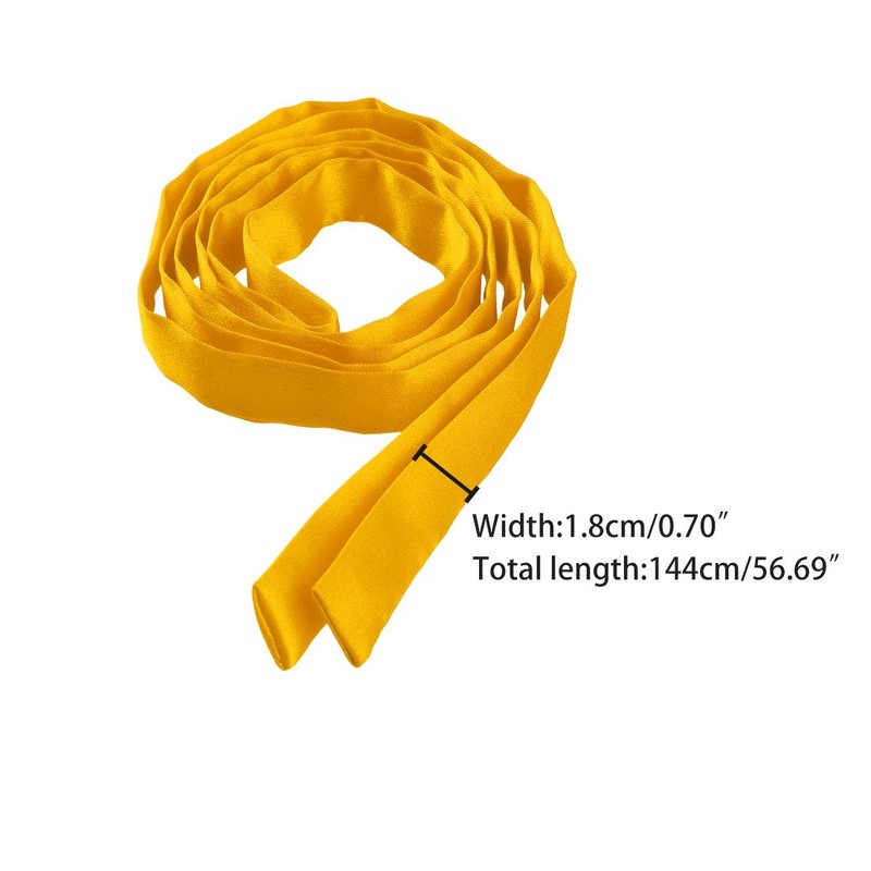 Allegra K School Ribbon, Uniform Ribbon, Ribbon Tie, Solid Color,