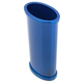 Funda de metal en blanco para encendedor reutilizable personalizable para encendedores Bic J6 regulares, funda individual (azul)