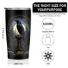 Crow Gifts 20 oz Tumbler, Raven Stainless Steel Insulated Water