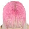 onemily Long Pink Wigs for Women 24Inch Straight Pink Wig