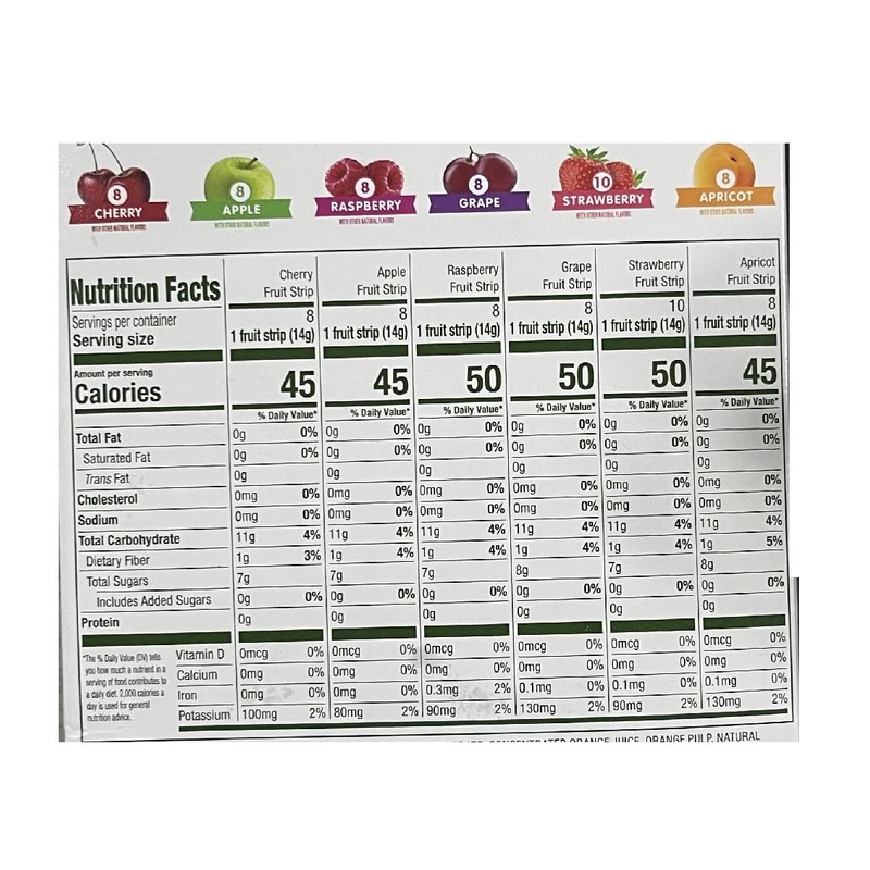 Stretch Island Fruit Leather Snacks Variety Pack, Cherry, Apple, Strawberry,