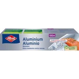 Albal - 4008871200501 - Aluminium Foil for Cooking & Storing Food 10 m x 29 cm - Set of 3