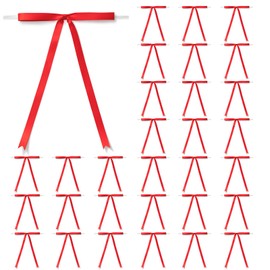 MORSUNBELA Decorative Bows Wedding Red Gift Bows Bow Birthday Gift Bows for Gift Wrapping Christmas Pack of 50