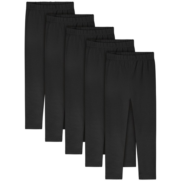 Resinta 5 Packs Toddler and Baby Girls Leggings Pants Full