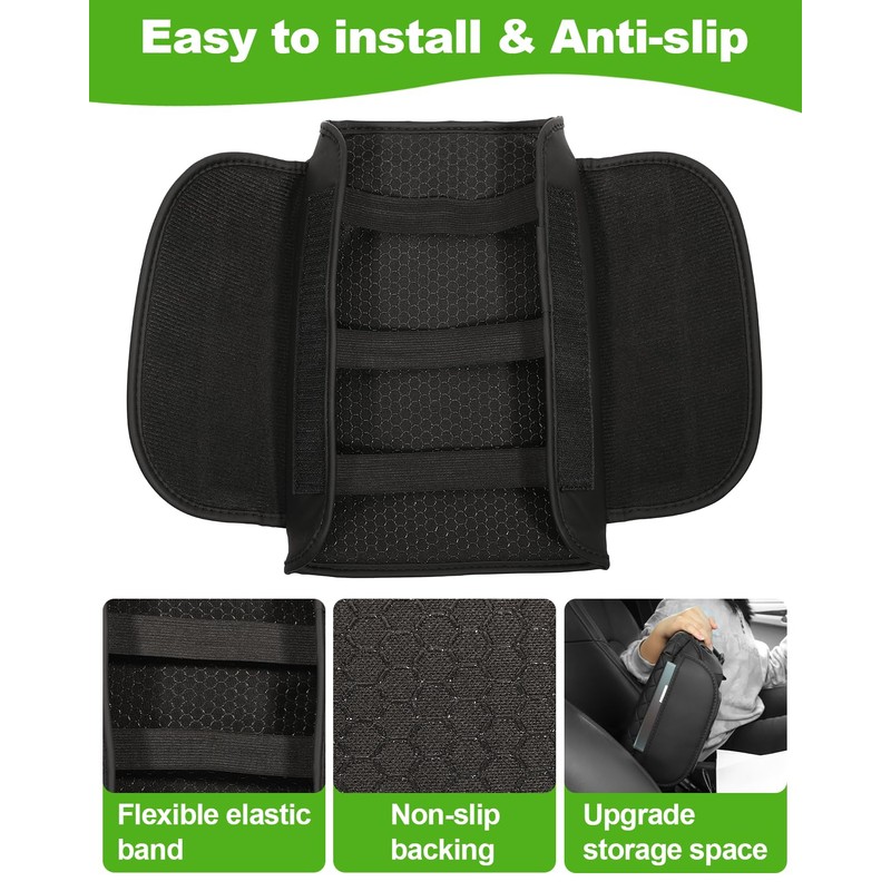 TBHOO Center Console Cover for 2023 Toyota Tacoma 2016-2022 Armrest
