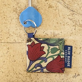 Blue Badge Co Genuine NKS Radar Key for Disabled Toilets UK with William Morris Golden Lily Keyring, Accessible Loos in the UK, Easy Turn Access Disabled Toilet Key UK, Public Bathroom with Radar Lock