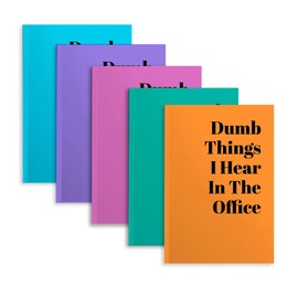 5 PCS Notebook Journal, Notebooks for Work, Note Taking Writing Funny Office Accessories Gag Gifts for Boss Leader Coworker Manager Lady Christmas Birthday Retirement 5.7 x 8.3 Inches 41 Sheets