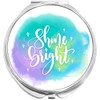 NewCharms Shine Bright Compact with Mirrors - Perfect Pocket and