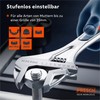 PRESCH Adjustable Spanner 250 mm - Laser Engraved Scale 35
