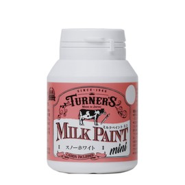 Turner Color MK070001 Milk Paint, Mini, Snow White, 2.4 fl oz (70 ml)