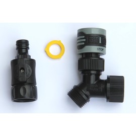 Flush Buddy® Yamaha Jet Boat Flush Adapter - Quick Connect compatible Angled Outboard Flush Adapter for Outboard Yamaha® Engine