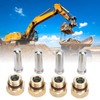 4PCS Walking Foot Valve Button Replacement Excavator Joystick Button for