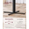VASAGLE Dining Table, Small Round Kitchen Table for 4 People,