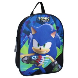 mybagstory Backpack - Sonic - Black - Kids - School - Nursery - Crib - School Bag for Boys - Size 29 cm - Adjustable Straps - Gift Idea, Black, 29 cm, black