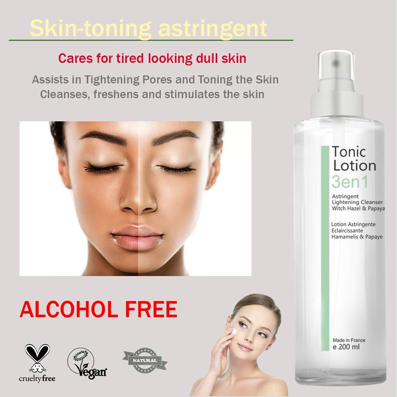 Tonico Facial Cleanser Astrassant and Brightening Toner with Witch Hazel