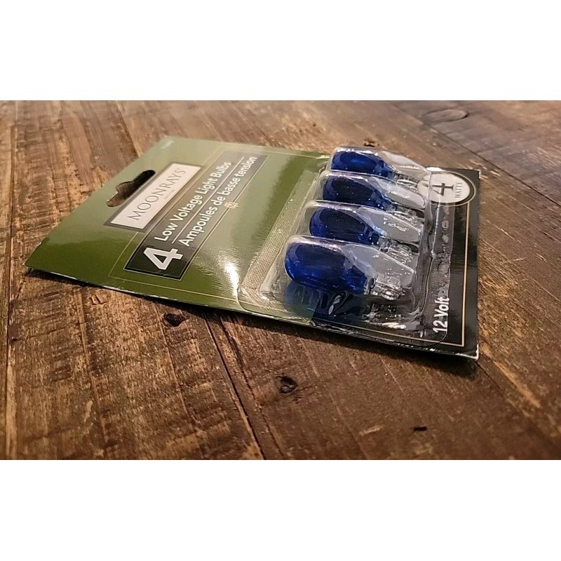 MoonRays 4 NEW MoonRays 4w T5 Wedge Base BLUE Landscape