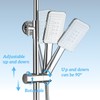 wadafen Shower Head Holder Replacement, Adjustable 18-25 mm Shower Holder