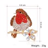 Elegant Robin Brooch with Sparkly Diamantes Mother's Day Valentine's Day