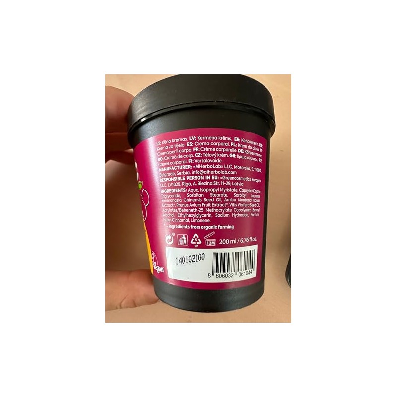 Arnica & Cherry Moisturising Sorbet 200ml