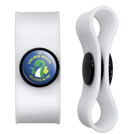 GRAPHICS & MORE The Loch Ness Monster Believes in You Funny Humor Headphone Earbud Cord Wrap - Charging Cable Manager - Wire Organizer Set of 2