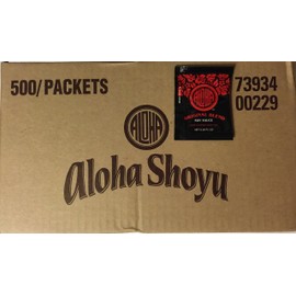 Aloha Hawaiian Shoyu Soy Sauce Box of 500 Individual Packets