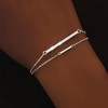 Sterling Silver Bracelet for Women Dainty 925 Sterling Silver/14k Gold