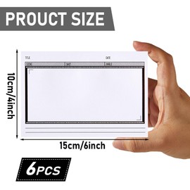gisgfim 6 Packs Storyboard Sticky Notes Film Shot List Scene Note 300 Self-Adhesive Notes Book Party Decor for Gatherings Great Gift for Filmmakers Directors or Film Students