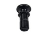 Acoustic Guitar Black ABS End Pin with White Dot for