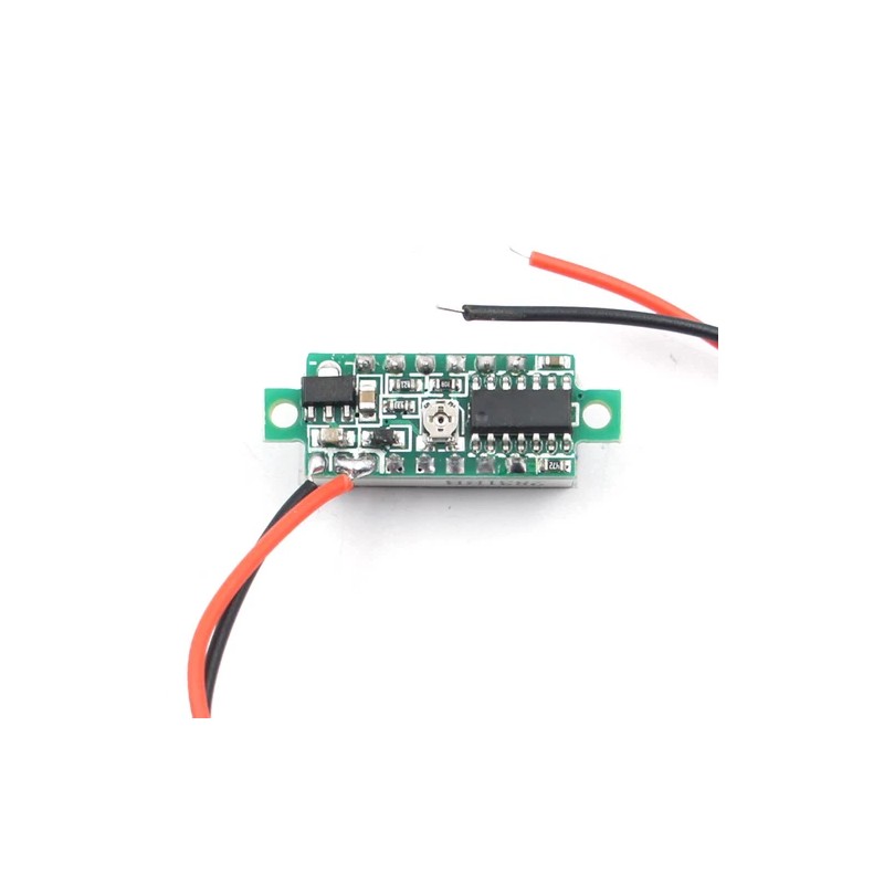 JacobsParts DC 4.5-30V 2-Wire Voltmeter 3-Digit LED Display Panel Volt