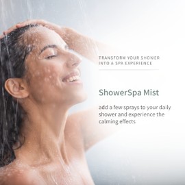 Eucalyptus ShowerSpa Mist Spray for Aromatherapy, At Home Spa Experience, Sinus Congestion Relief, and Tension Relief, 4 fl oz.