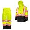 JORESTECH Safety Rain Set with Work Jacket and Safety Pants: