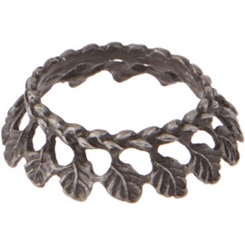 Bard's Pewter Egg Stand/Holder -Leaf Motif, 1.125" diameter, Pack of 2