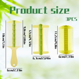 Dandruff Comb, Double Sided Fine Teeth Flea Hair Comb, Head Lice Dandruff Scalp Treatment, Ideal for Daily Use Removal Fleas,Lice,Dandruff and Tangled Hair