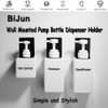 BiJun Soap Bottle Dispenser Holder Wall Mounted, Hand Pump Bottles