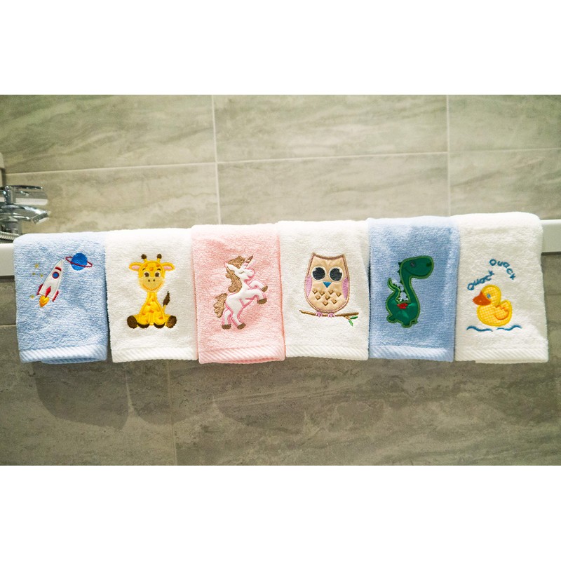 Lex's Linens Pack of 2 Kids Face Cloth (1 of